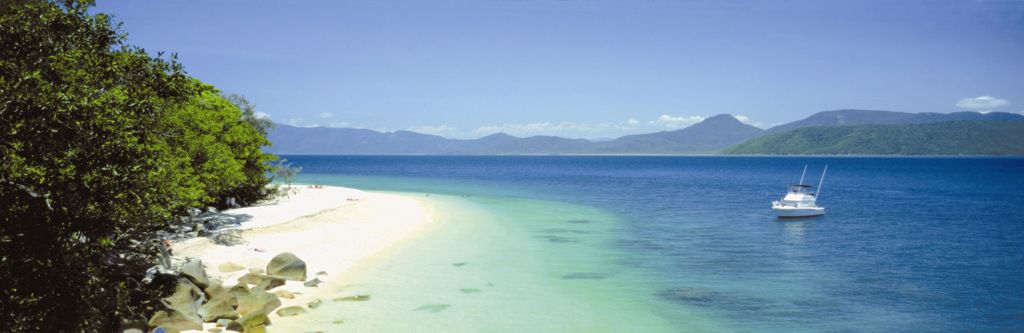 Strand des Fitzroy Island Great Barrier Reef